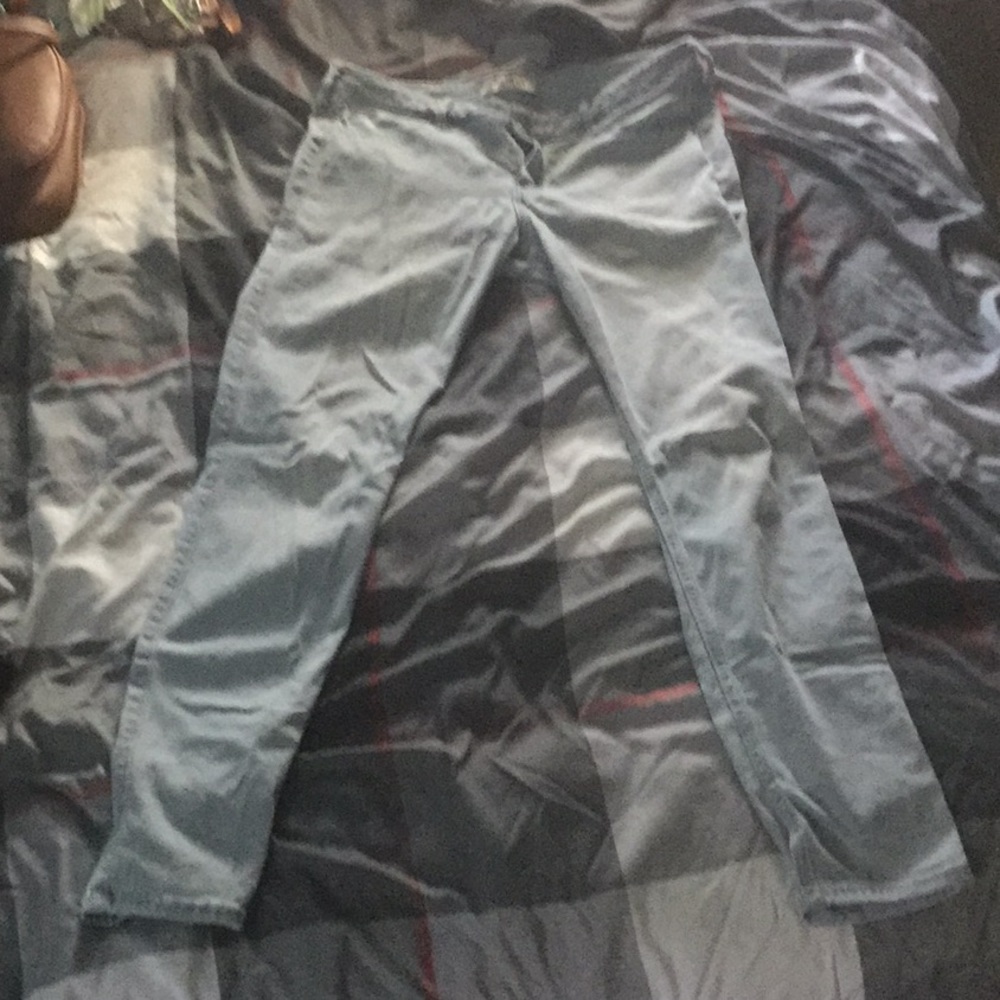 Hollister light wash skinny jeans